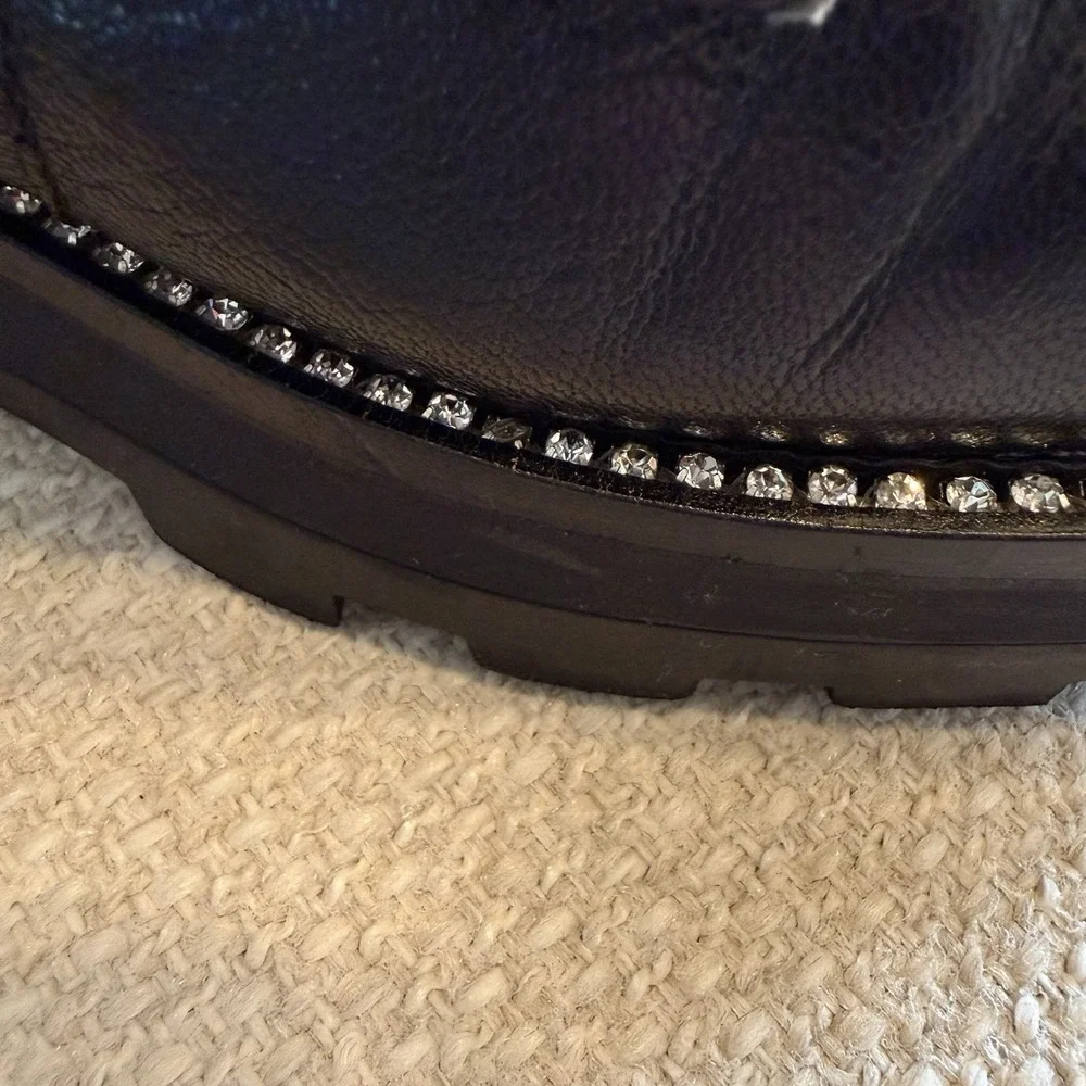 Karl Lagerfeld Black Women's Maysun Platform Casual Shoe Women‎ 9m